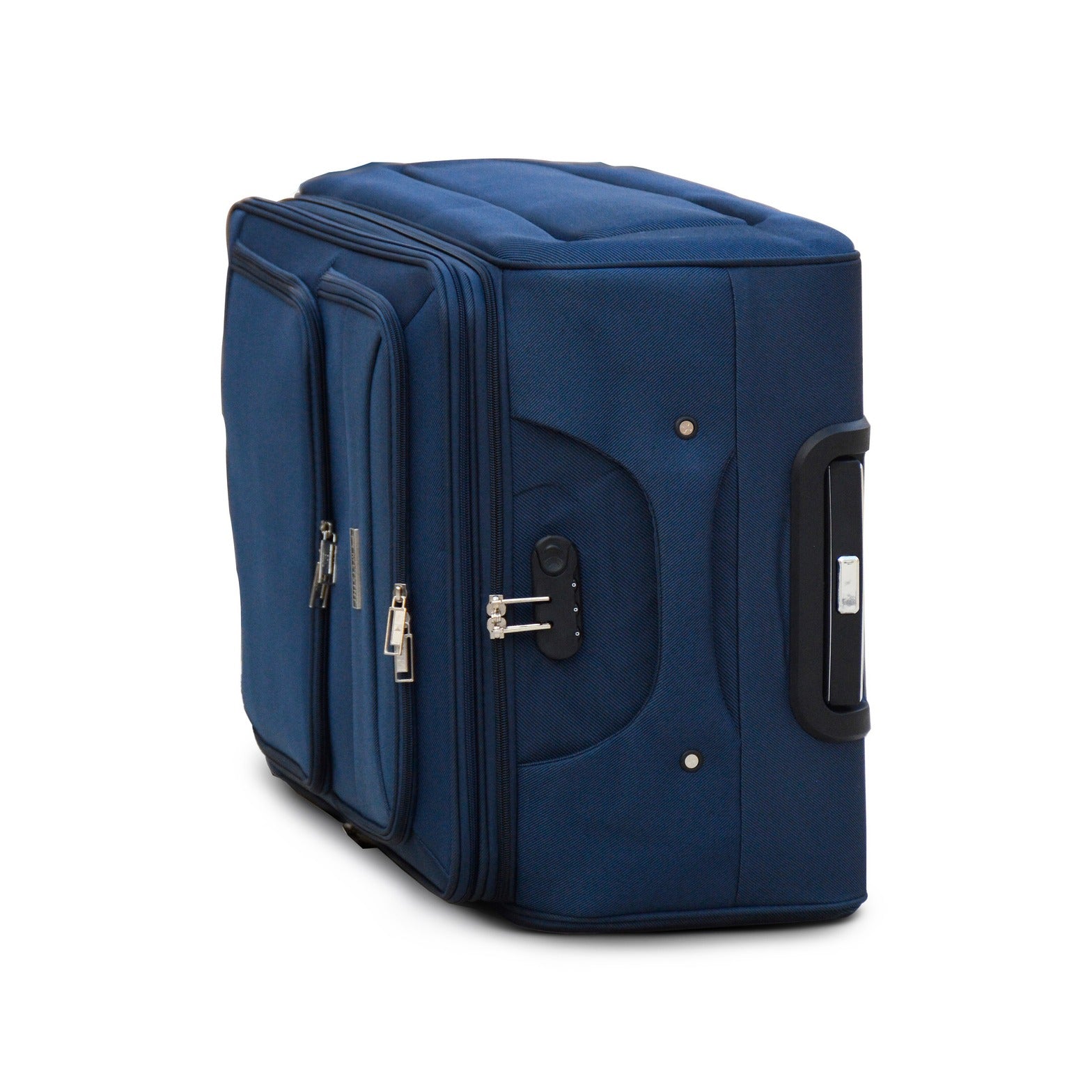 4 Piece Full Set 20" 24" 28" 32 Inches Blue Colour LP 2 Wheel 0161 Lightweight Soft Material Luggage Bag