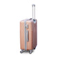 3 Pcs Full Set SI ABS Rose Gold Colour Lightweight Hard Case Luggage 20" 24" 28 Inch zaappy uAe