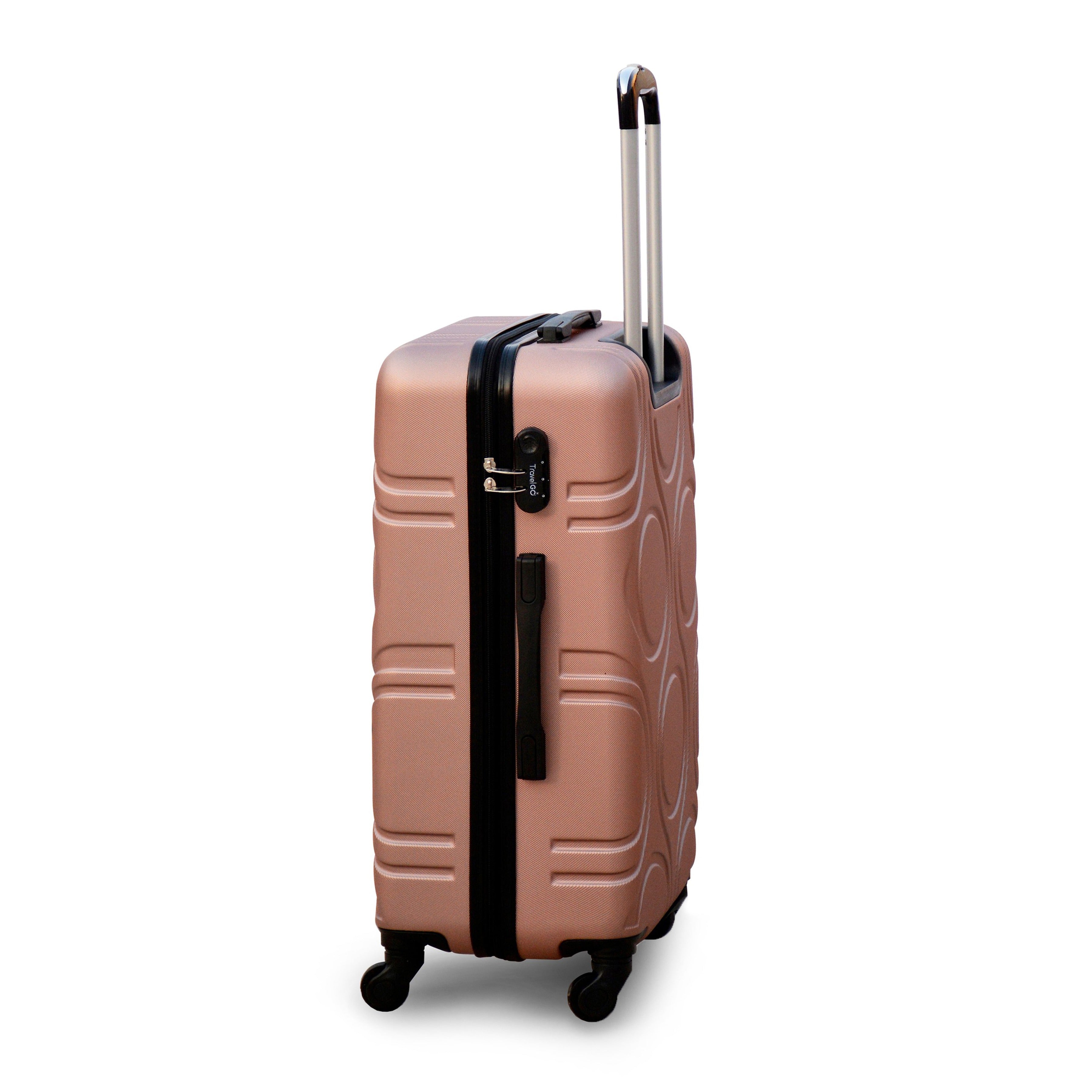 Yinton 2208 Rose Gold 20” Lightweight ABS Luggage | Hard Case Trolley Bag