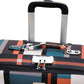 32" PU Check Type Luggage Lightweight Soft Material Trolley Bag Zaappy.com