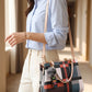 Stylish Long Check PU Material Shoulder Bag With Detachable Shoulder Strap
