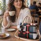 Stylish Long Check PU Material Shoulder Bag With Detachable Shoulder Strap