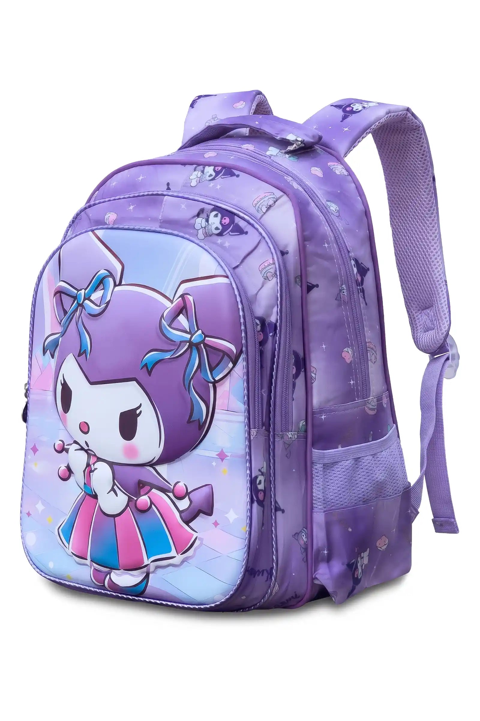 16 Inch Character Printed School Bag for 4 to 12 Years, Lightweight with Adjustable Strap Buckle