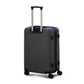 3 Piece Full Set 20" 24" 28 Inches Dark Grey Colour JIAN ABS Line Luggage Lightweight Hard Case Trolley Bag With Spinner Wheel Zaappy.com