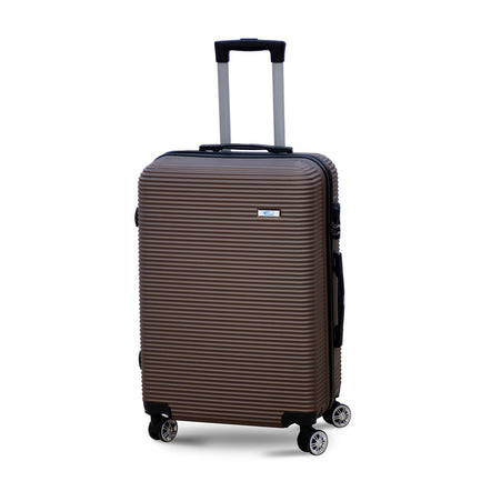 ABS Line Lightweight Luggage Bag with Double Spinner Wheel | 3 Piece Set 20, 24 and 28 Inches