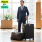 Prosp 24 Inch Aluminum Framed Check In Luggage with Free Premium PU Leather Duffle Bag