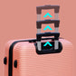 ABS Line Lightweight Luggage Bag with Double Spinner Wheel | 3 Piece Set 20, 24 and 28 Inches