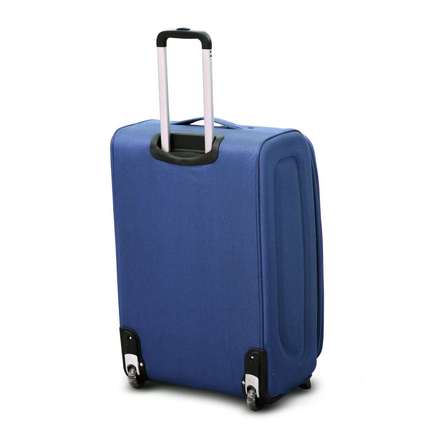 28" Blue Colour SJ JIAN 2 Wheel Luggage Lightweight Soft Material Trolley Bag