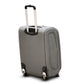 20" Grey Colour SJ JIAN 2 Wheel Luggage Lightweight Soft Material Carry On Trolley Bag Zaappy.com