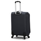 32" Black Colour SJ JIAN 4 Wheel Luggage Lightweight Soft Material Trolley Bag Zaappy.com
