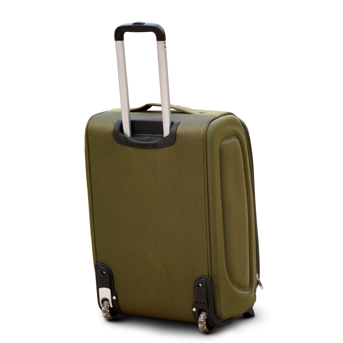 32" Light Green Colour SJ JIAN 2 Wheel Luggage Lightweight Soft Material Trolley Bag Zaappy.com