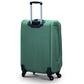 20" Green Colour SJ JIAN 4 Wheel Luggage Lightweight Soft Material Carry On Trolley Bag Zaappy.com