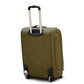 4 Piece Full Set 20" 24" 28" 32 Inches Light Green Colour SJ JIAN 2 Wheel Luggage Lightweight Soft Material Trolley Bag Zaappy.com