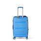 24" Sky Blue Colour Royal PP Luggage Lightweight Hard Case Trolley Bag with Double Spinner Wheel Zaappy.com