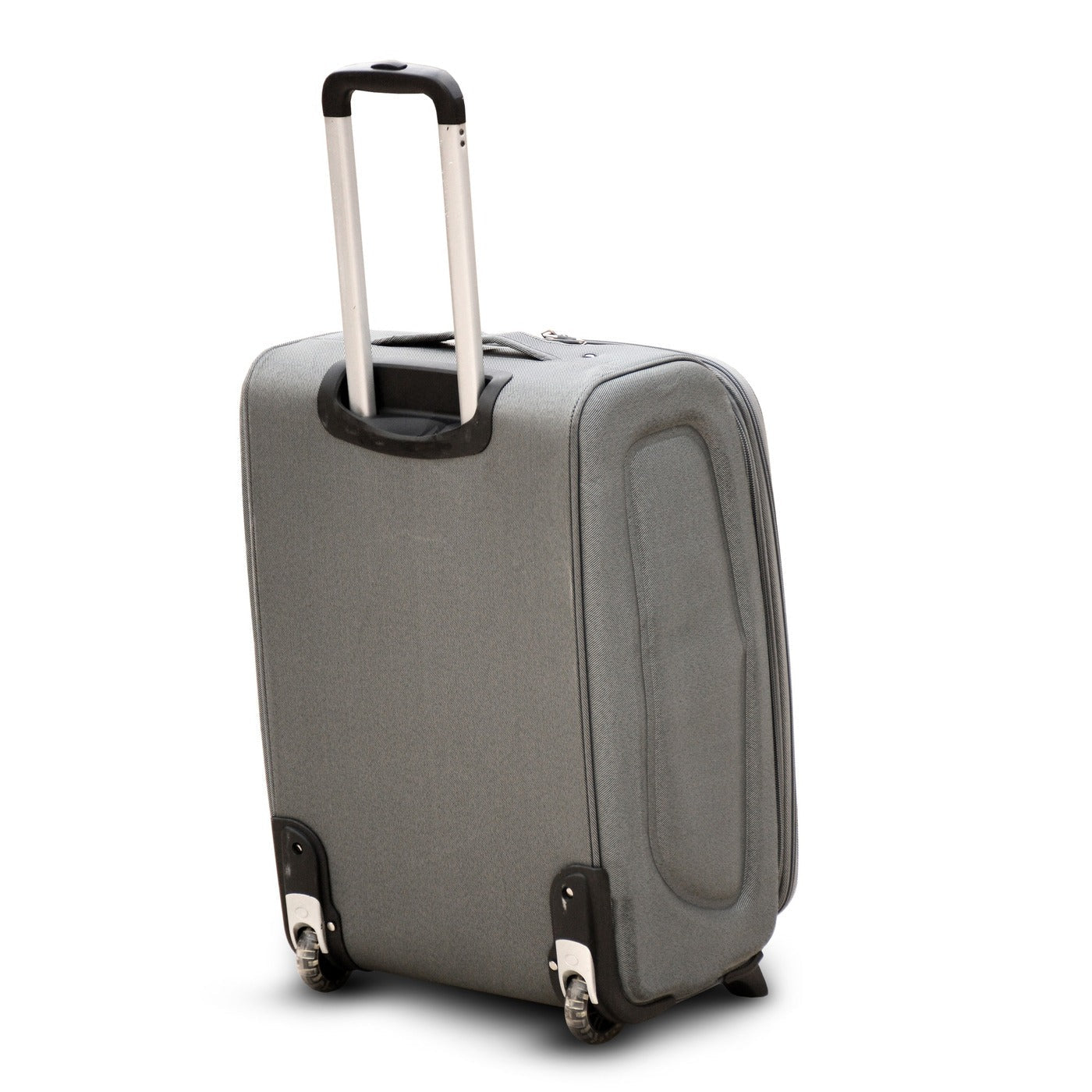 3 Piece Full Set 20" 24" 28 Inches Grey Colour SJ JIAN 2 Wheel Luggage Lightweight Soft Material Trolley Bag Zaappy.com