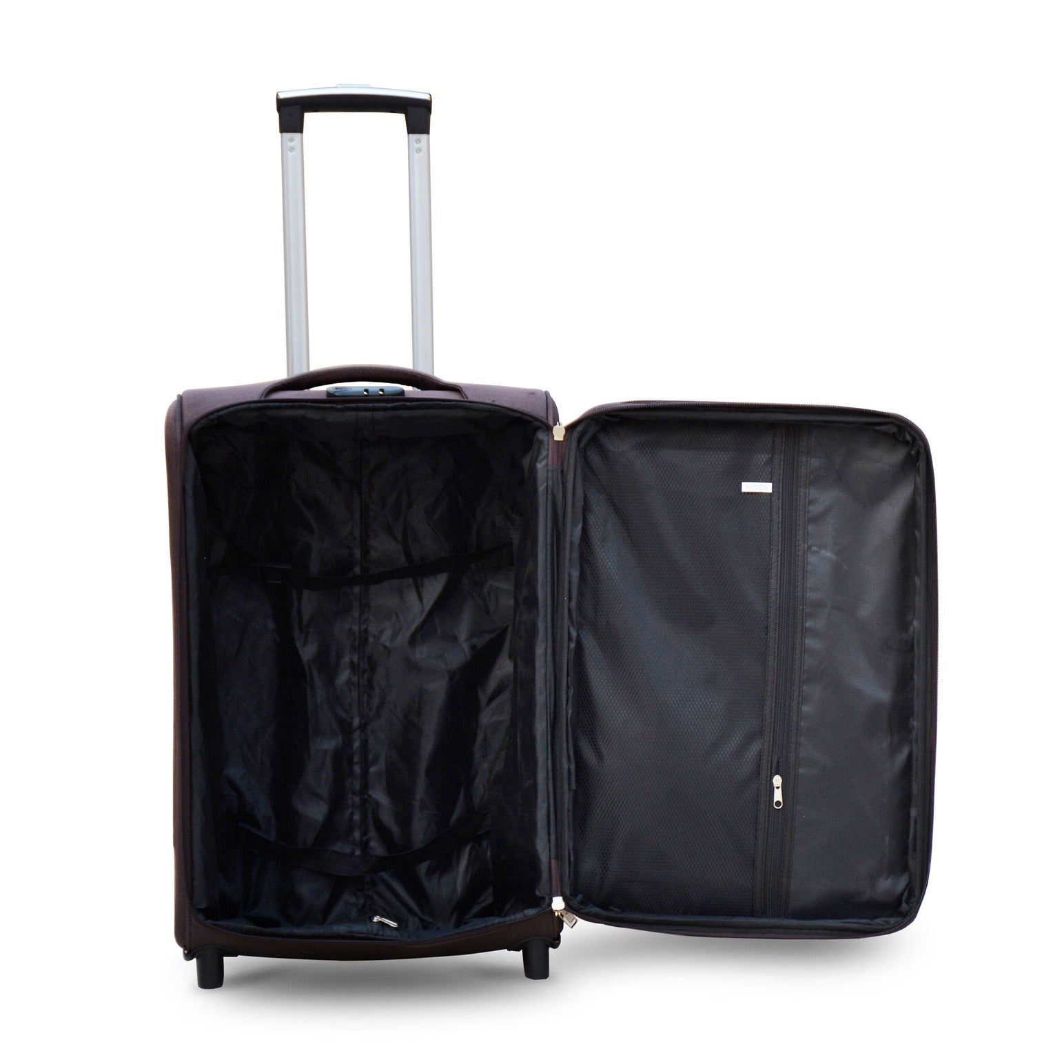 4 Piece Full Set 20" 24" 28" 32 Inches Coffee Colour LP 2 Wheel 0161 Lightweight Soft Material Luggage Bag