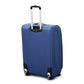 4 Piece Set 20" 24" 28" 32 Inches Blue SJ JIAN 2 Wheel Lightweight Soft Material Luggage Bag