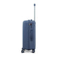 Blue Colour Crossline PP Unbreakable Luggage Bag with Double Spinner Wheel Zaappy