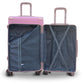 Luxury ABS Lightweight Luggage Bag With Double Spinner Wheel Zaappy