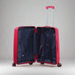 20" Crossline PP Unbreakable Carry On Luggage Bag with Double Spinner Wheel Zaappy