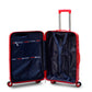 Ceramic Smooth PP Lightweight Luggage Bag With Double Spinner Wheel Zaappy