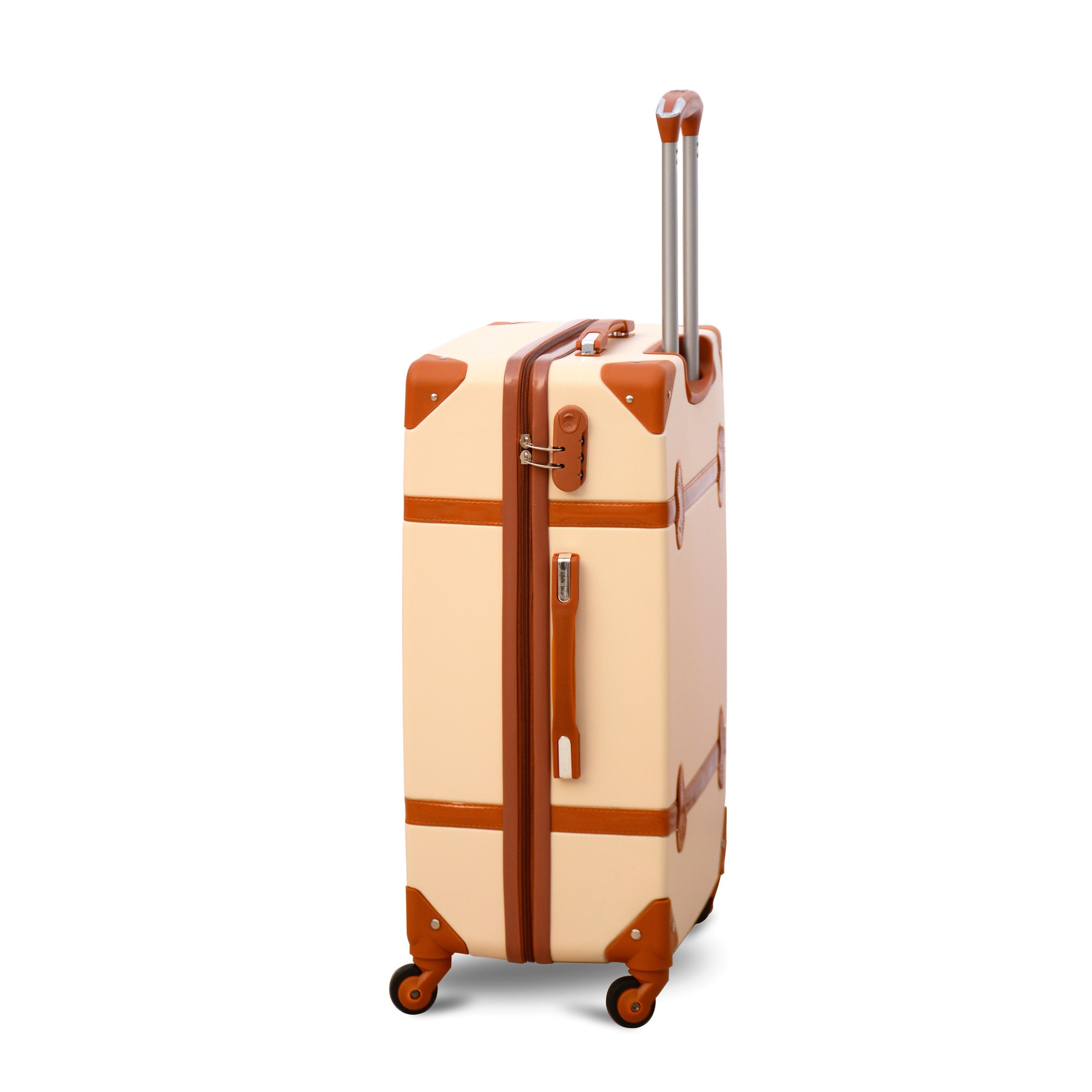 Corner Guard ABS Lightweight Luggage Bag with Spinner Wheel | 4 Piece Set 7, 20, 24 and 28 Inches