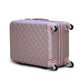 24" Diamond Cut ABS Lightweight Luggage Bag With Spinner Wheel Zaappy
