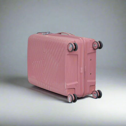 28 Inch Crossline PP Unbreakable Luggage Bag With Double Spinner Wheel