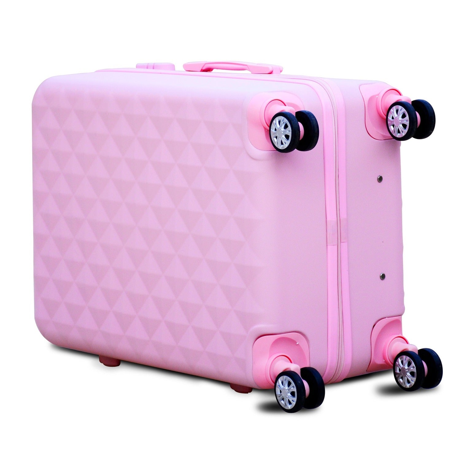 Diamond Cut ABS Lightweight Luggage Bag With Spinner Wheel Zaappy