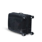 Black Colour Crossline PP Unbreakable Luggage Bag with Double Spinner Wheel Zaappy