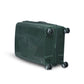 Dark Green Colour Crossline PP Unbreakable Luggage Bag with Double Spinner Wheel Zaappy