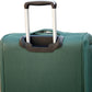 3 Piece Full Set 20" 24" 28 Inches Green Colour SJ JIAN 2 Wheel Luggage Lightweight Soft Material Trolley Bag Zaappy.com