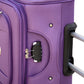 32" Purple Colour SJ JIAN 2 Wheel Luggage Lightweight Soft Material Trolley Bag Zaappy.com