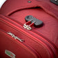 32" Red Colour SJ JIAN 2 Wheel Luggage Lightweight Soft Material Trolley Bag Zaappy.com