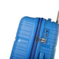 20" Sky Blue Colour Royal PP Luggage Lightweight Hard Case Carry On Trolley Bag with Double Spinner Wheel Zaappy.com