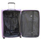 32" Purple Colour SJ JIAN 2 Wheel Luggage Lightweight Soft Material Trolley Bag Zaappy.com