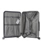 20" Black Colour Advanced PP Lightweight Carry On Luggage Bag With Double Spinner Wheel Zaappy