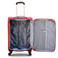 4 Piece Full Set 20" 24" 28" 32 Inches Red Colour SJ JIAN 4 Wheel Luggage Lightweight Soft Material Trolley Bag Zaappy.com