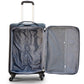 3 Piece Full Set 20" 24" 28 Inches Black Colour SJ JIAN 4 Wheel Luggage Lightweight Soft Material Trolley Bag Zaappy.com