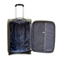 20" Light Green Colour SJ JIAN 2 Wheel Luggage Lightweight Soft Material Carry On Trolley Bag Zaappy.com