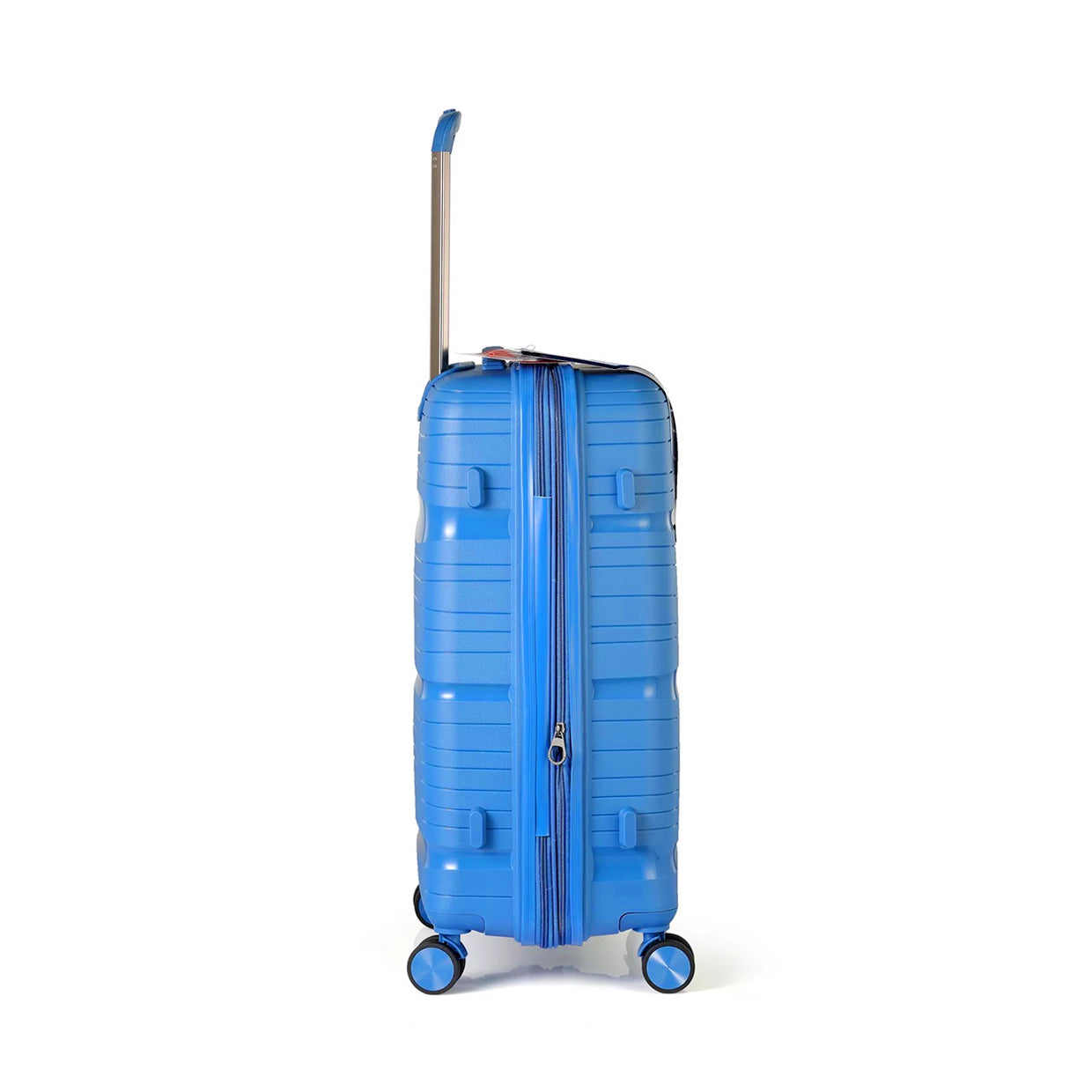 3 Piece Full Set 20" 24" 28 Inches Sky Blue Colour Royal PP Luggage lightweight Hard Case Trolley Bag with Double Spinner Wheel