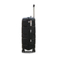 28" Black Colour Royal PP Luggage Lightweight Hard Case Trolley Bag With Double Spinner Wheel