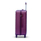 24" Maroon Colour Diamond Cut ABS Lightweight Luggage Bag With Spinner Wheel Zaappy.com