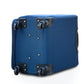 4 Piece Full Set 20" 24" 28" 32 Inches Blue Colour SJ JIAN 4 Wheel Luggage Lightweight Soft Material Trolley Bag Zaappy.com