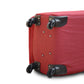 4 Piece Full Set 20" 24" 28" 32 Inches Red Colour SJ JIAN 4 Wheel Luggage Lightweight Soft Material Trolley Bag Zaappy.com