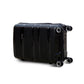 28" Black Colour Royal PP Luggage Lightweight Hard Case Trolley Bag With Double Spinner Wheel Zaappy.com