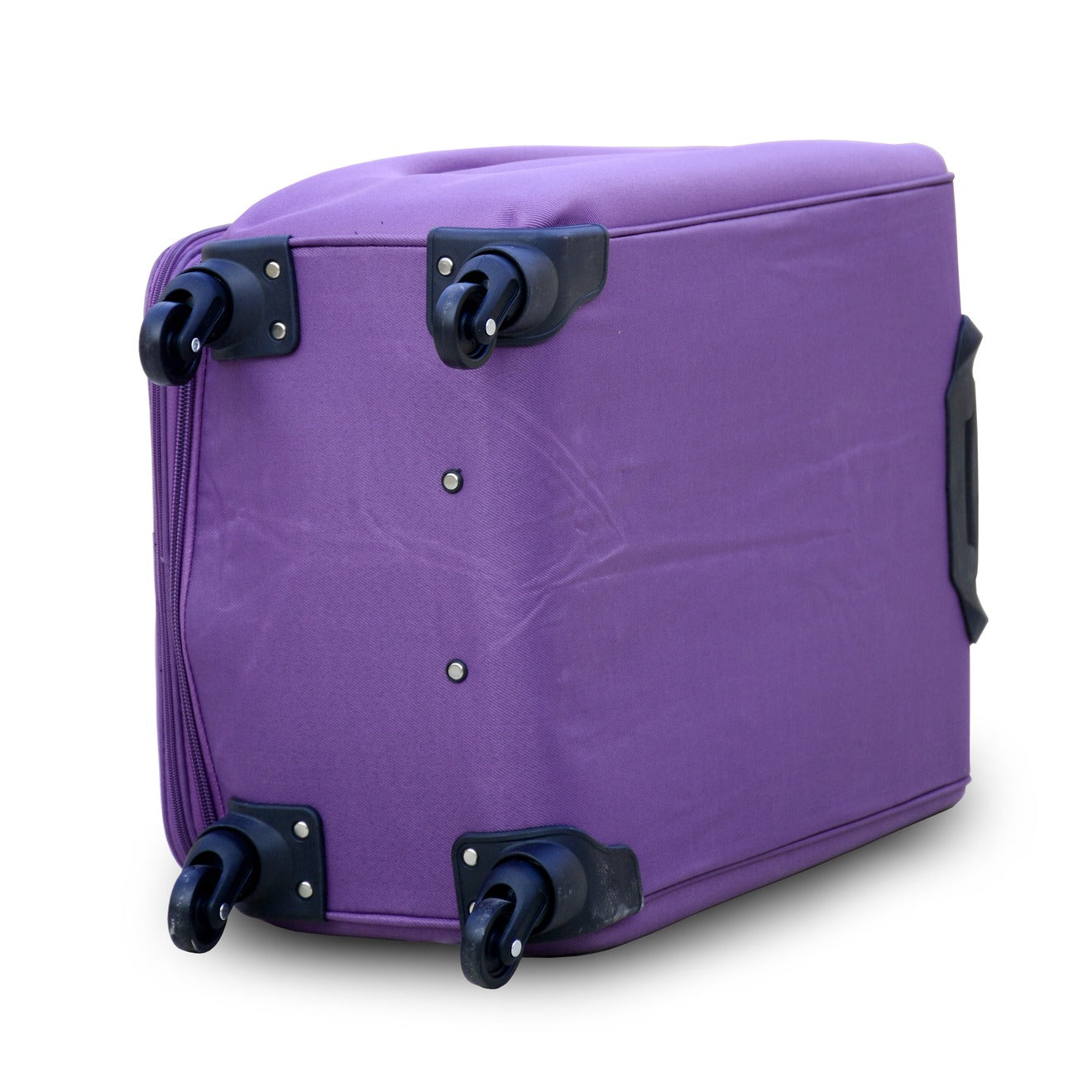 3 Piece Set 20" 24" 28 Inches Purple SJ JIAN 4 Wheel Luggage Lightweight Soft Material Trolley Bag