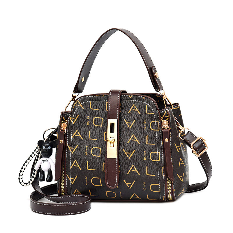 Luxury Mini Top Handle Handbag For Women | Printed Crossbody Shoulder Bag Zaappy
