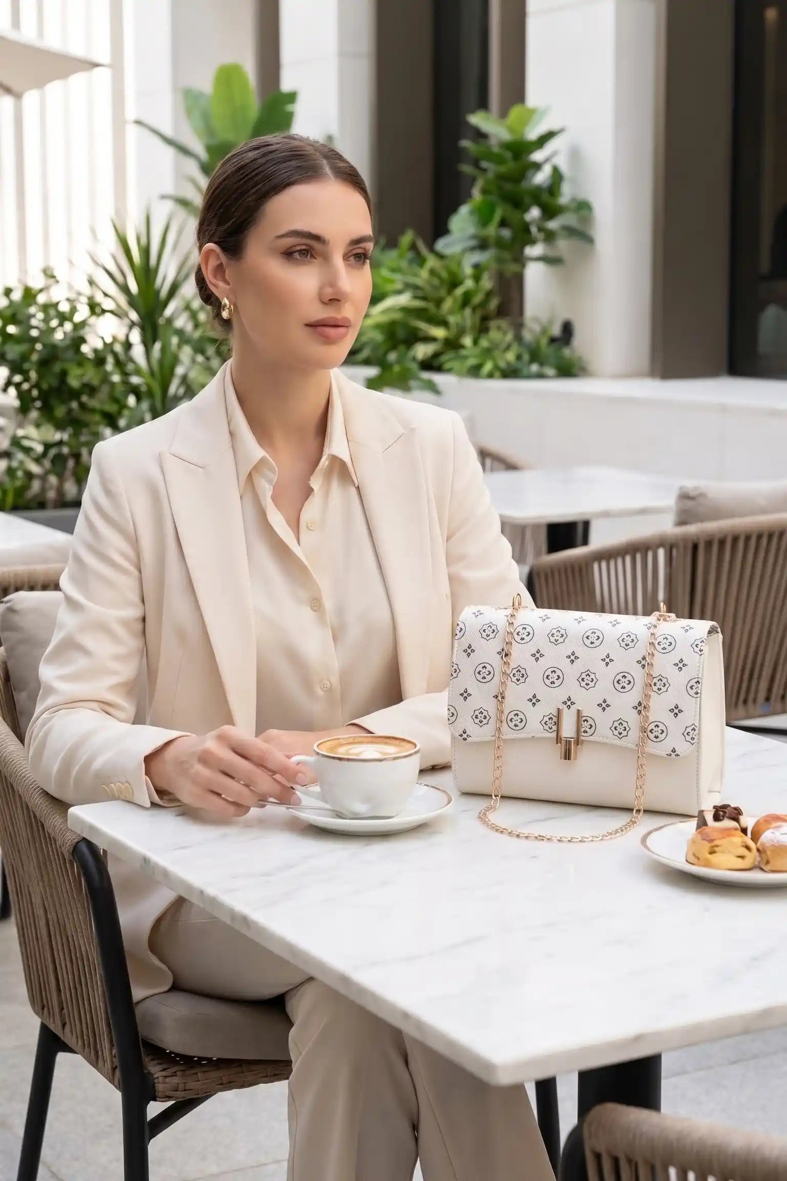 Luxury Crossbody Shoulder Bags for Women | Elegant Emblems Crossbody with Mini Wallet
