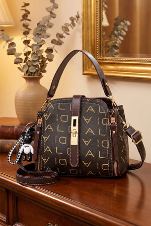 Luxury Mini Top Handle Handbag For Women | Printed Crossbody Shoulder Bag